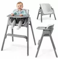 Moby System Noxi 3-in-1 sulankstoma maitinimo kėdutė, pilka