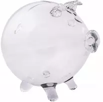 Bez Marki PIGGY GLASS PINIGŲ DĖŽUTĖ DOVANA STIPRUS STIKLAS DIDELIS
