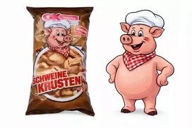 Bez Marki Keto Crisps BBQ kepsninės kiaulienos odelės 67% baltymų 100g iš Vokietijos