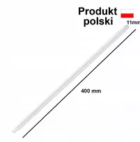 Bez Marki STIKLINĖ VYNO PIPETE 40 cm, rankų darbo