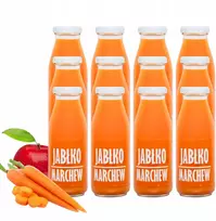 Sadvit Natūralios spaustos obuolių morkų sultys 100% 12x250ml NFC šalto spaudimo