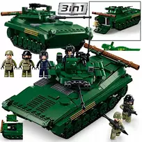 Sluban Plytos TANKAS BWP-2MS retro pėstininkų kovos mašina KARINĖS ARMIJOS FIGŪRA