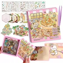 Bez Marki 20x 3D „pasidaryk pats“ scenos lipdukai – lipdukai scenoms kurti, antistresui, namams