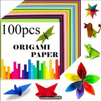 Martius SPALVOTAS ORIGAMI POPIERIUS 20x20 cm VAIKŲ KŪRYBINIAI DARBAI 100 LAPŲ