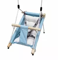 Małpiszon Baby Geriausios kūdikių sūpynės - mėlynos