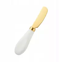 Bez Marki Duonos skrebučio skleistuvas porcelianinis peilio rankenėlė virtuvės įtaisas Multi Gold