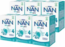 Nestlé NAN OptiPro 4 pieno formulė vaikams nuo 2 metų 6x 650 g