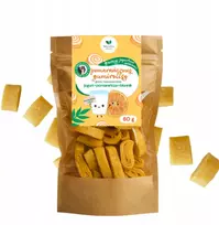 Naturalnie Zdrowi Gumirollsy Oranžinis 80 g tirpios jogurtinės gumos be cukraus