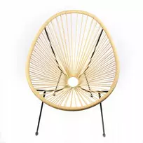 Argos Natūralaus ažūrinio technorotango sodo kėdė, apvali terasa, 87 cm