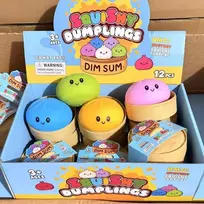 Bez Marki Gniotek Dumpling Squishy DIM SUM 5cm + NEMOKAMAI!