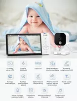 GHB ABM700 elektroninis kūdikio monitorius