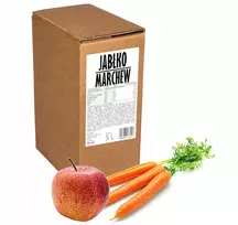 Sadvit Obuolių morkų sultys spaustos natūralios 100% 5L iš morkų ir obuolių, sveika