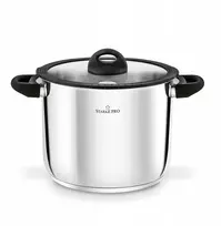 PUODAS INDUKCINIS Aukštas plieno DIDELIS ĮTEMPIMAS Starke Pro Sante 8.5L 24cm