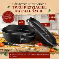 Bez Marki OVALUS KETUS LIETUVINIS LIETUS 35cm 6L SU DANGIU