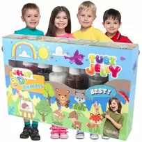 Tuban Tubi Jelly ANIMALS KŪRYBINGUMO RINKINYS MERGAITEI Puikus kaip DOVANA