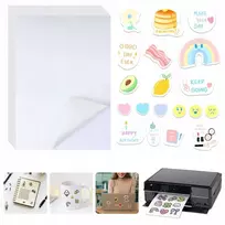Bez Marki 20 lapų A4 lipnus vinilinis popierius, skirtas lipdukų spausdinimui „pasidaryk pats“.