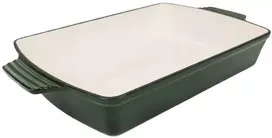 HAGE KETAUS ŠAUTUVĖ BUTELIO ŽALIA - EMALIS - 32x23,5cm - 3,5L