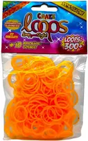 Loom Twister LOOM BANDS GUMĖS, SKIRTOS APYRANKĖMS IR PAPUOŠALŲ GAMYBOS 300 – ORANŽINĖS