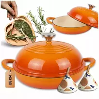 HAGE DUONOS DUONOS PUODAS, KETUS, 26cm, DUJINĖ ORŠTINĖ, ORANŽINĖ