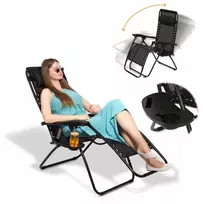 LOUNGER Garden Beach deginimosi fotelis Gravity Tadar Chair 66x160cm