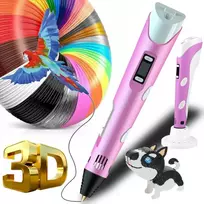 JDM 3D rašiklis vaikams 3D spausdintuvas + 20 siūlų kasečių +3 iš rinkinio