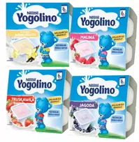 Nestlé Yogolino pieno ir vaisių desertas kūdikiams po 6 mėnesių 4x400g