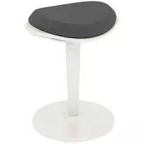 Biuro kėdė Homcom 41x35x71,5cm., baltos/pilkos spalvos