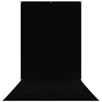 Fotografijos Fonas - Westcott X Drop 5' x 12' Raukšlių atsparus juodas