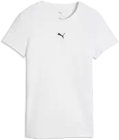 Puma Palaidinė Moterims Ess Centered Cat Logo Tee Baltas 692916 02