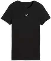 Puma Palaidinė Moterims Ess Centered Cat Logo Tee Juodas 692916 01