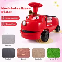 Promotions Vaikiškas elektrinis traukinio važiavimo automobilis 2 vietų 95x41x51 cm raudonas