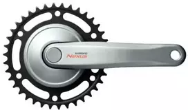 Priekinis žvaigždžių blokas Shimano Nexus FC-C6000 170mm 1-speed sidabrinis-38T