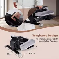Promotions Po stalu esantis elipsinis pedalų treniruoklis 49x50x24 cm juodas