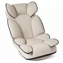 Promotions Sukama grindų žaidimų kėdė 56x56-117x20-76 cm smėlio spalvos