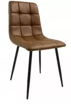 Dankor Design 4 CONIAK MINKŠTOS KĖDĖS MODERNĖS LOFTAS SVETAINĖS KĖDĖS Juodas DEN LEGS