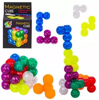 DK Loginis žaidimas vaikams, skirtas krauti magnetinius BLOKUS MAGNETINIS KUBAS