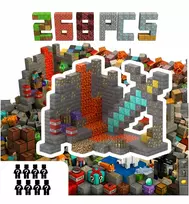 Magnetinių blokelių rinkinys Kubeliai 268 vnt. 3D + 8 žmonėms NEMOKAMA dovana
