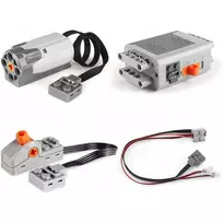 Power Functions plytos su nuotolinio valdymo pulteliu ir 2 M varikliais vaikams nuo 3 metų