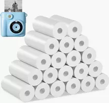 TERMINIS POPIERIUS 20 RITINĖLIŲ 57mm 30mm Baltas BE RAŠALŲ AŠRAUS SPAUSDINIMAS