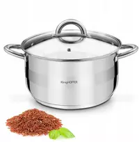 DIDELIS PUODAS indukcinis DUJINIS DANGIS Plieninis Konighoffer Faro 9,2 l 28 cm