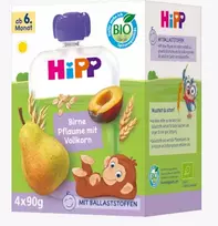 HiPP BIO kriaušių slyvų grūdų putėsiai 90g