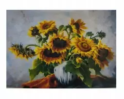 Bemag VAIKŲ DIENOS DEIMANTŲ PAVEIKSLAS DEIMANTŲ MOZAIKA 20x30cm GĖLĖS VAZĖ