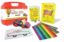 Wikki Stix Wax Cords raudonas XL lagaminas