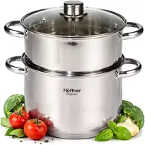 Hoffner STEAMER POT STEAMER 3 L POT INDUKCINIAI DUJINIAI