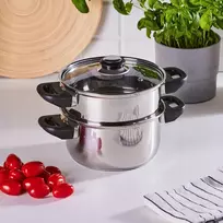 Altom Design Garinimo puodas, nerūdijančio plieno indukcinis puodas, Altom Emilio, 2,2 l