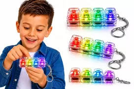 MAT Group KLIKAJKA Clicker Šviečianti klaviatūra Antistresinis raktų pakabukas Fidget Clicker