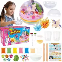 Para Toys KŪRYBINIS VIENRAGIS RINKINYS, SKIRTAS „pasidaryk pats“ CRYSTAL TERARIUM VAIKAMS KURTI