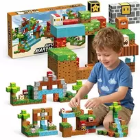 Magnetiniai blokai Pikseliai Blocks Cubes Magnetų rinkinys 100 Dovana