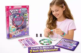 Make It Real STICKI ROLLS Series 2 apyrankė su lipdukais 70 vnt. „Pasidaryk pats“ kūrybinis rinkinys