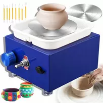 MINIATŪRINIAI DIY POTTERS WHEEL 2 SUKAMOSI LENTELĖS 8 MOLIO ĮRANKIAI 24W